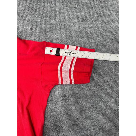 Vtg 70s Ohio State Buckeyes #45 Football Jersey T-Shirt Single Stitch Red Sz M-L - Picture 4 of 16